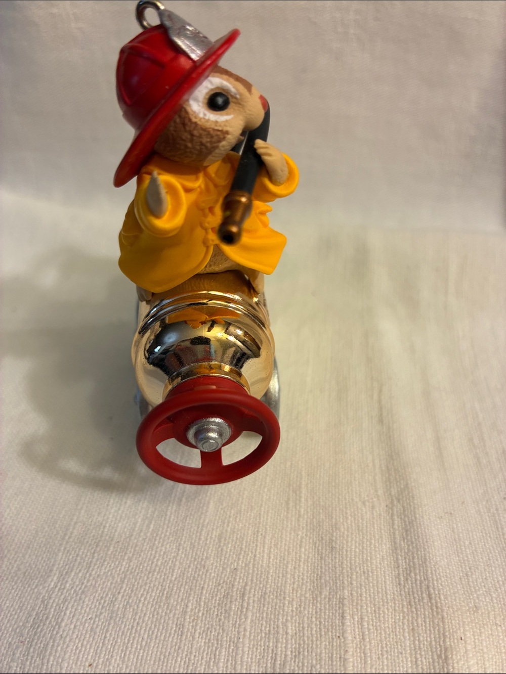 Hallmark Keepsake Ornament North Pole Reserve Firefighter Mouse Ornament 1998 - Picture 7 of 11